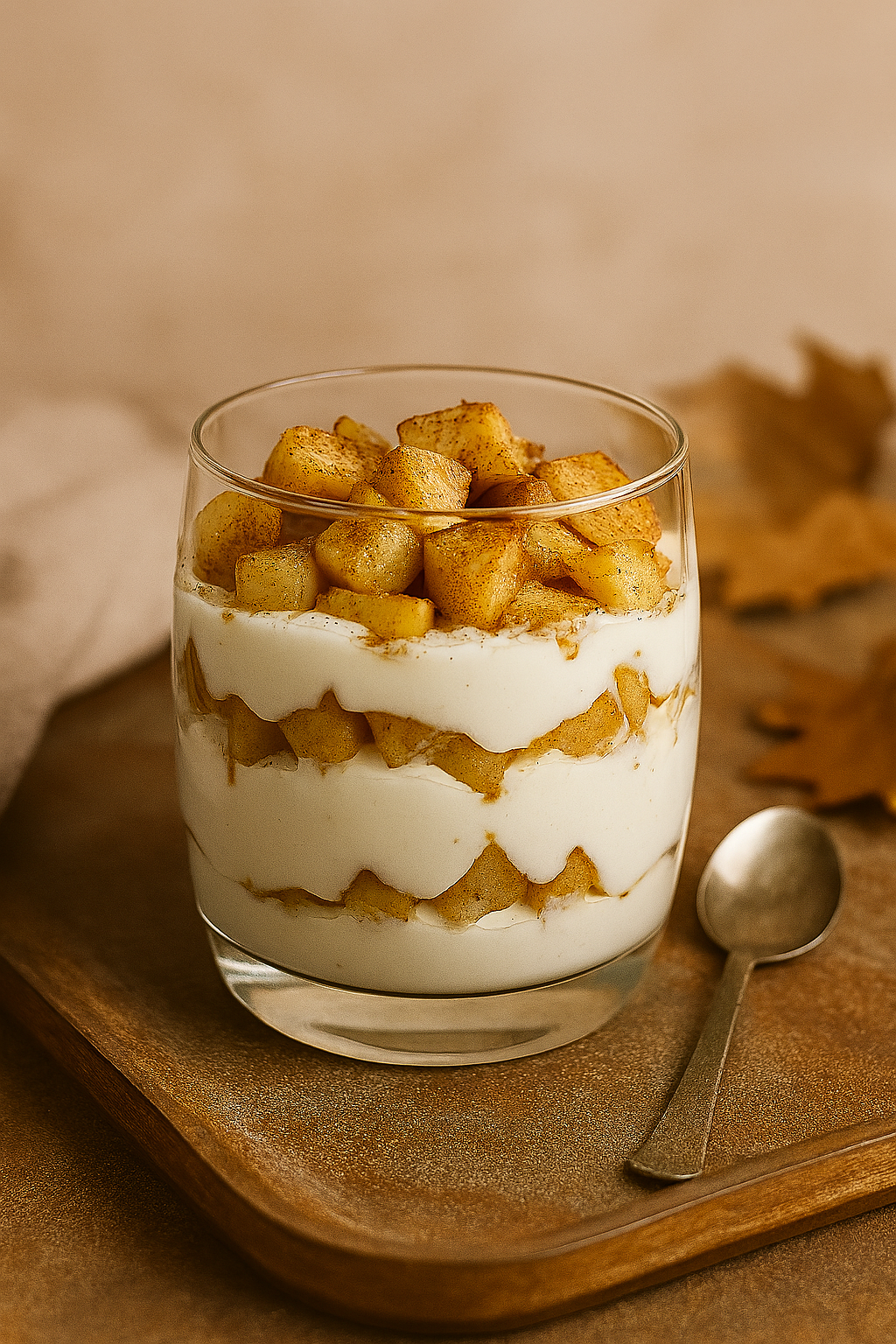 apfel zimt dessert Apfel-Zimt-Dessert im Glas