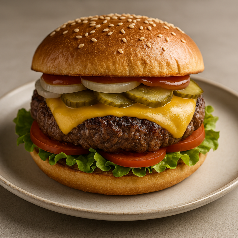 Selbstgemachte Hamburger