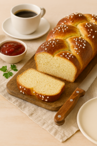 Klassischer Hefezopf (süß & fluffig) 1 Hefezopf