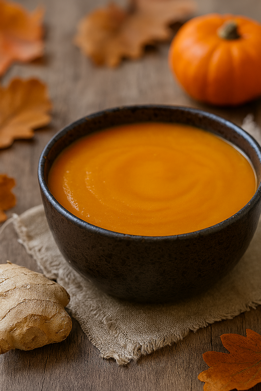 kuerbissuppe mit ingwer Kürbissuppe mit Ingwer
